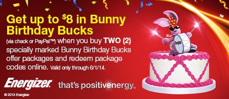 Bunny Birthday Promo