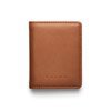 COGNAC LEATHER CARD HLDR