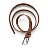 VOLVO LEATHER BELT-COGNAC
